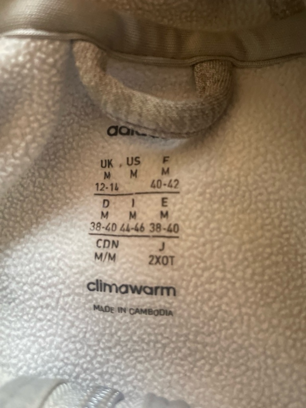 adidas Men's Light Gray Full-Zip Hoodie - Picture 3 of 5